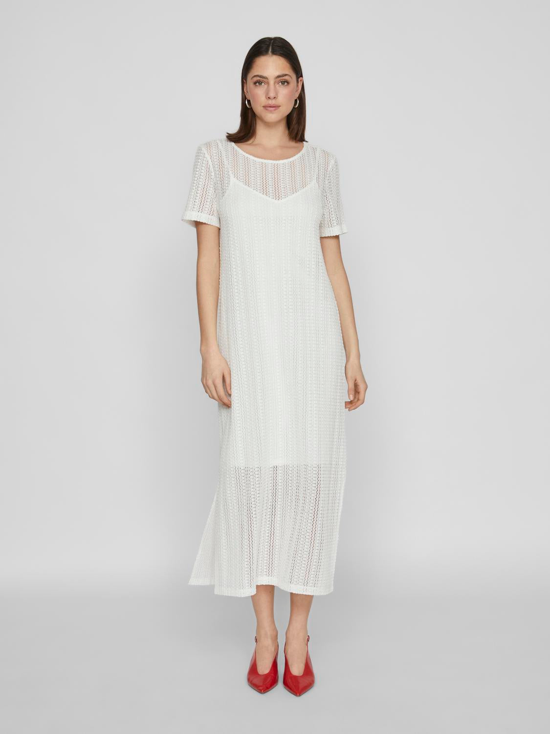 VIGARDEA Dress - Egret